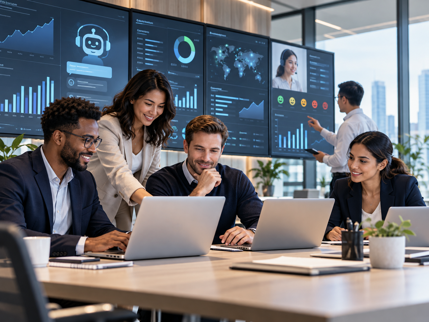 AI-enabled customer support team
